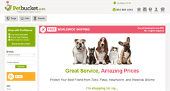 Desktop Screenshot of petbucket.com